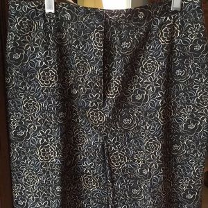 Coldwater Creek floral cropped pants - 6